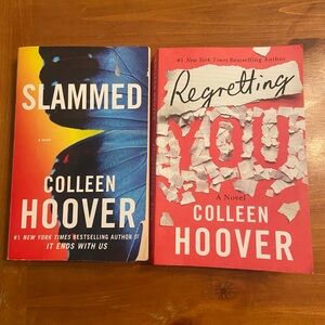 2 Colleen Hoover books - Slammed & Regretting You